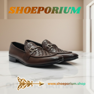Classic Brown Handmade Shoes with Medicated Inner Sole \ART#3012