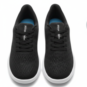Men’s Lightweight Breathable Mesh Sneakers – Casual Walking & Everyday Comfort Shoes | Black | Size 37